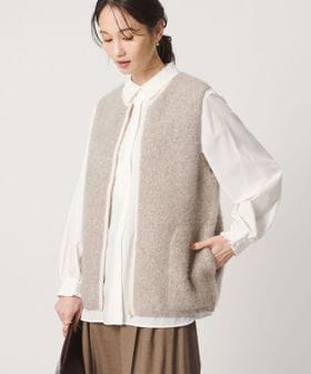 UNITED ARROWS/フォックスカシミヤ ダブルフェイス スパンコール ベスト/ベスト