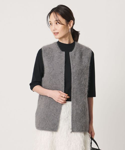 UNITED ARROWS/フォックスカシミヤ ダブルフェイス ベスト/ベスト