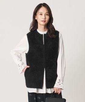 UNITED ARROWS/フォックスカシミヤ ダブルフェイス ベスト/ベスト