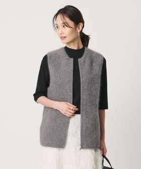UNITED ARROWS/フォックスカシミヤ ダブルフェイス ベスト/ベスト