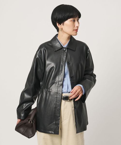UNITED ARROWS/レザーライク シャツ ジャケット/その他コート / ブルゾン