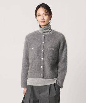 UNITED ARROWS/フォックスカシミヤ クルーネック ジャケット カーディガン/カーディガン / ボレロ