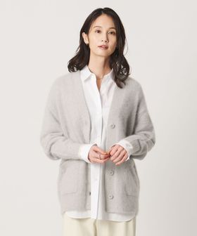 UNITED ARROWS/フォックスカシミヤ スパンコール ミドル カーディガン/カーディガン / ボレロ