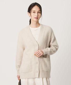 UNITED ARROWS/フォックスカシミヤ スパンコール ミドル カーディガン/カーディガン / ボレロ