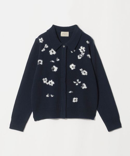 UNITED ARROWS/フラワー ジャガード カーディガン/カーディガン / ボレロ