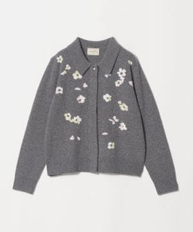 UNITED ARROWS/フラワー ジャガード カーディガン/カーディガン / ボレロ