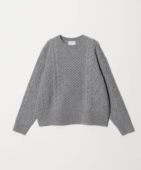 UNITED ARROWS/ケーブル クルーネック ニット/ニット / セーター