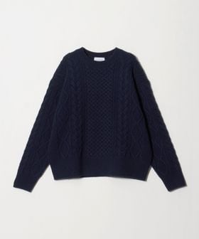 UNITED ARROWS/ケーブル クルーネック ニット/ニット / セーター
