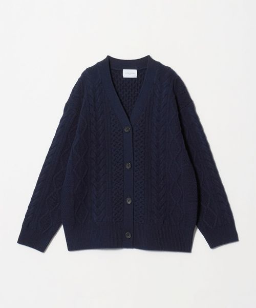 UNITED ARROWS/ケーブル Vネック カーディガン/カーディガン / ボレロ