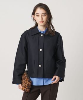 UNITED ARROWS/T/W ショート ジャケット/ステンカラーコート