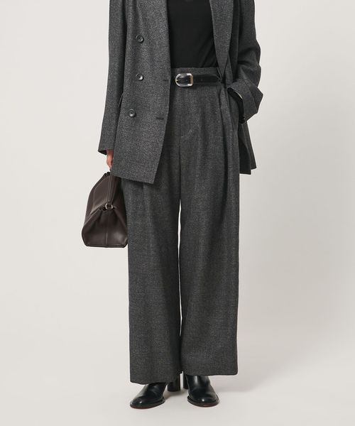 UNITED ARROWS/BALLI タック ワイドパンツ/スラックス