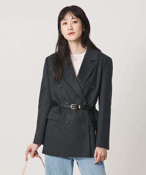 UNITED ARROWS/ダブルブレスト テーラード 2ボタン ジャコット/テーラードジャケット