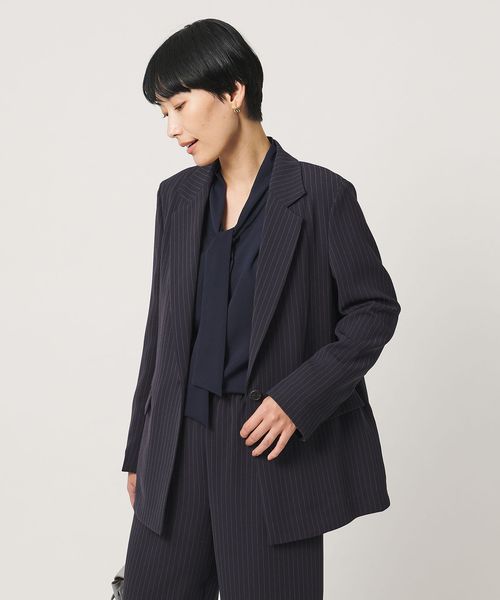UNITED ARROWS/drapy テーラードジャケット ストライプ/テーラードジャケット