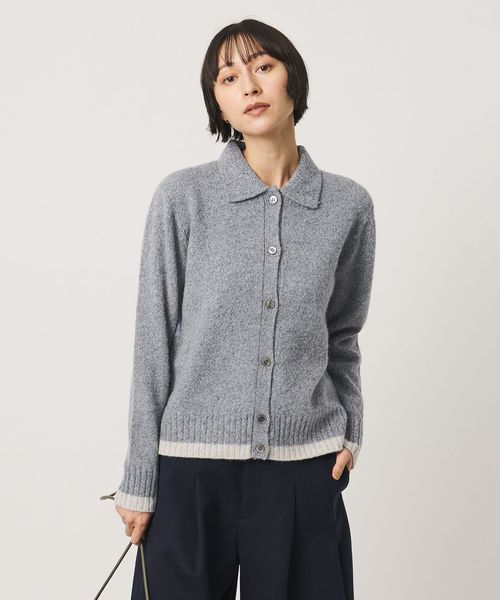 UNITED ARROWS/ミックスカラー ポロニット カーディガン/カーディガン / ボレロ