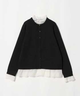 UNITED ARROWS/オーガンジー フリル マルチウェイ カーディガン/カーディガン / ボレロ