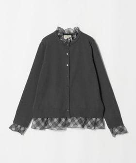 UNITED ARROWS/オーガンジー フリル マルチウェイ カーディガン/カーディガン / ボレロ
