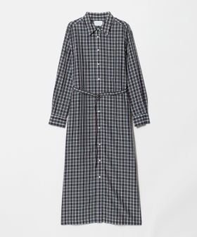 UNITED ARROWS/チェック ロング ワンピース/ワンピース