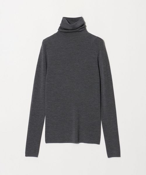 UNITED ARROWS/18G フィットリブ タートルネック ニット/ニット / セーター