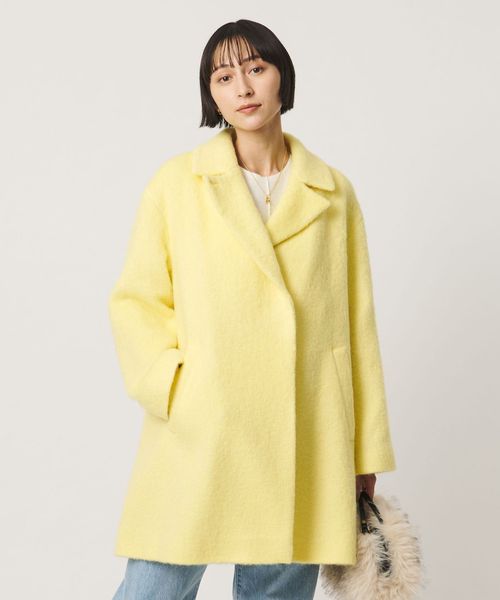 UNITED ARROWS/シャギー テーラード ミドル コート/チェスターコート