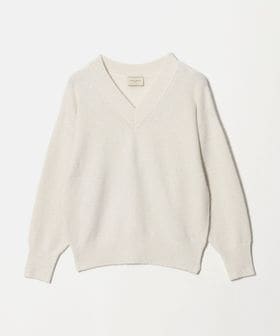UNITED ARROWS/フォックス ウール ラメ Vネック ニット/ニット / セーター