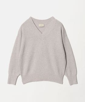 UNITED ARROWS/フォックス ウール ラメ Vネック ニット/ニット / セーター