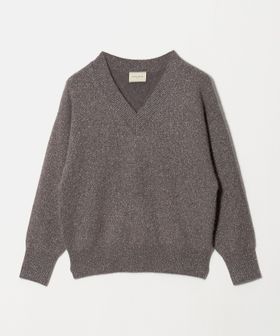 UNITED ARROWS/フォックス ウール ラメ Vネック ニット/ニット / セーター