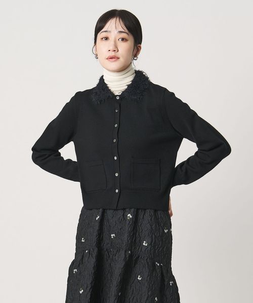 UNITED ARROWS/ファーリー ニット カーディガン/カーディガン / ボレロ