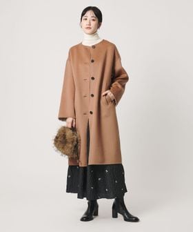 UNITED ARROWS/リバー ノーカラーコート/ノーカラーコート