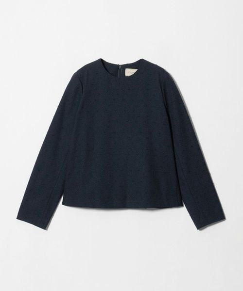 UNITED ARROWS/ツイードライク バック フレア ブラウス/シャツ / ブラウス