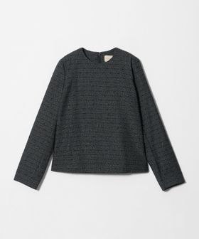 UNITED ARROWS/ツイードライク バック フレア ブラウス/シャツ / ブラウス