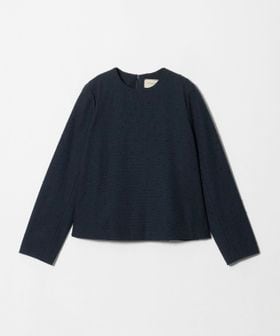 UNITED ARROWS/ツイードライク バック フレア ブラウス/シャツ / ブラウス