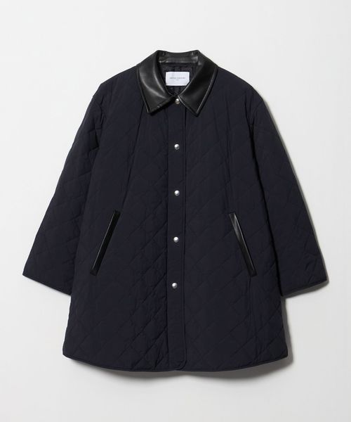 UNITED ARROWS/キルティング ステンカラー ミドルコート/ステンカラーコート