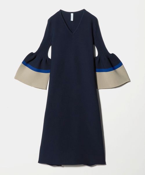 CFCL/＜CFCL＞PTRY カラー フレアドレス/ワンピース