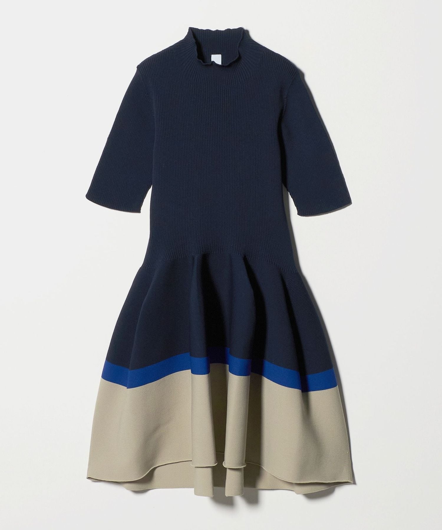 CFCL グリッター　ミニワンピース ネイビー CFCL＞PTRY カラー ミニワンピース