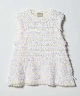 UNITED ARROWS/ミックスヤーン ペプラム ベスト/ニット / セーター