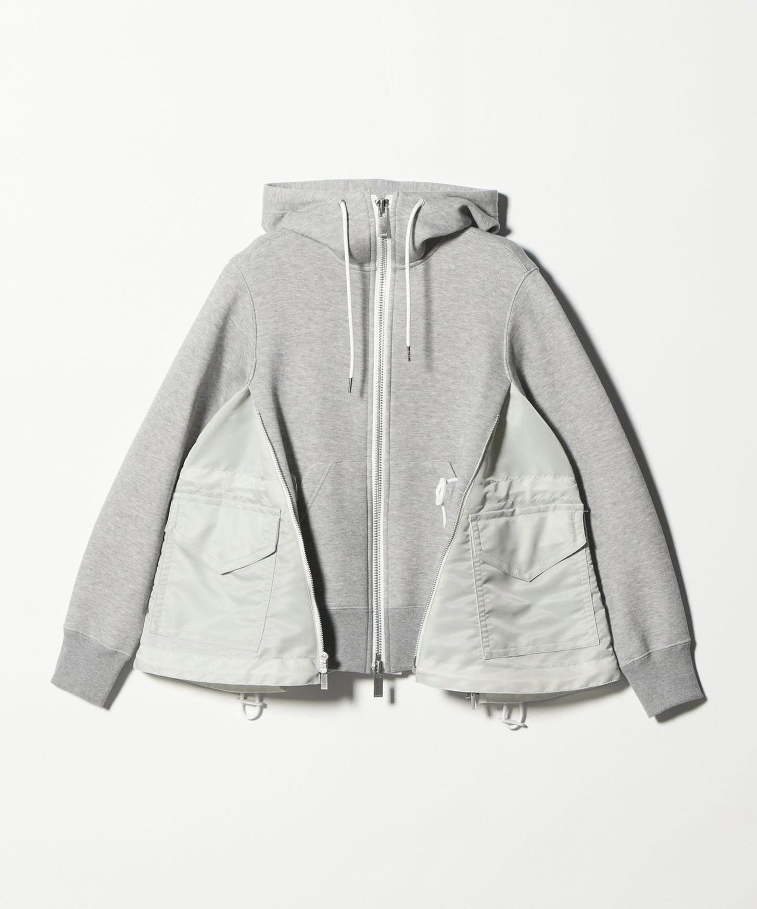sacai＞ジップ スウェットフーディー