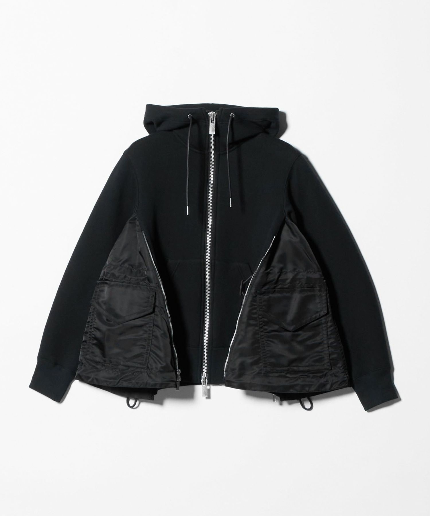 sacai＞ジップ スウェットフーディー