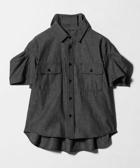 sacai/＜sacai＞デニム パフスリーブ シャツ/シャツ / ブラウス