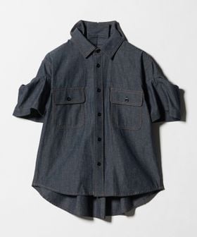 sacai/＜sacai＞デニム パフスリーブ シャツ/シャツ / ブラウス