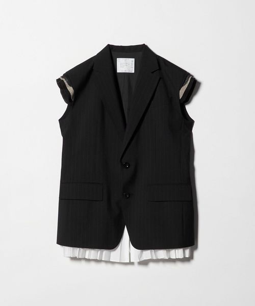 sacai/＜sacai＞レイヤード スーツ ベスト/その他ジャケット / スーツ / セットアップ