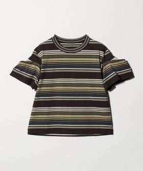 sacai/＜sacai＞ボーダー パフスリーブ カットソー/Tシャツ / カットソー