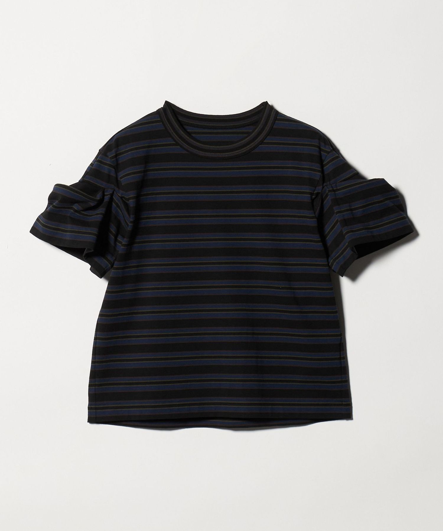 sacai＞ボーダー パフスリーブ カットソー