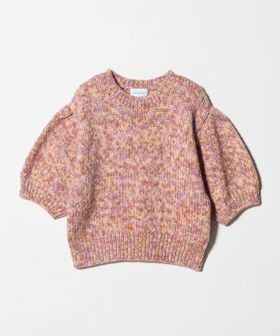 UNITED ARROWS/ミックスカラー ハーフスリーブニット/ニット / セーター