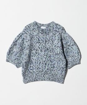 UNITED ARROWS/ミックスカラー ハーフスリーブニット/ニット / セーター