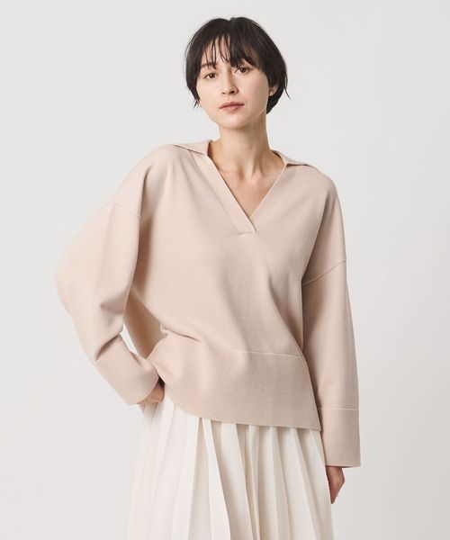 UNITED ARROWS/ウール スキッパーニット/ニット / セーター