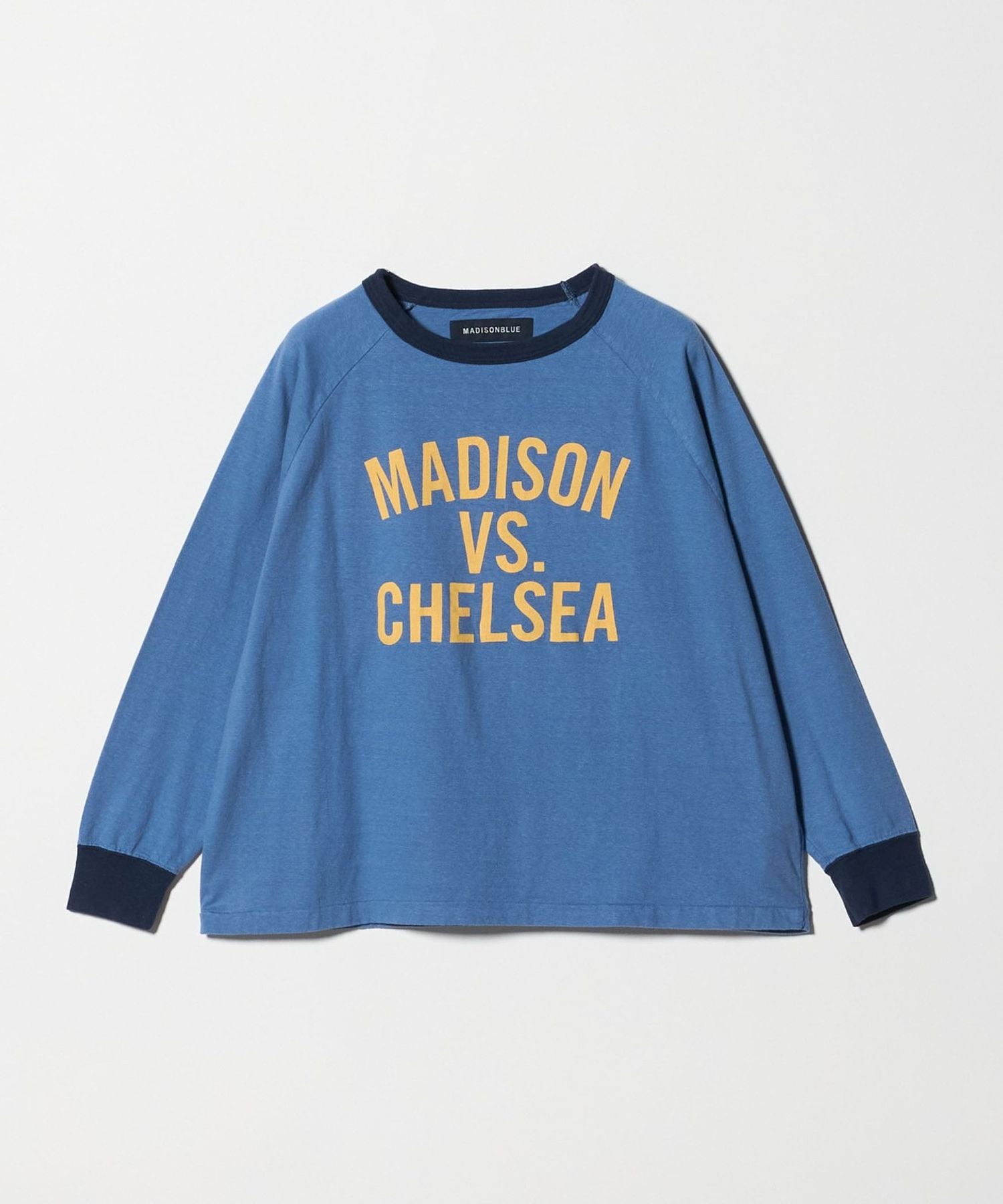 MADISONBLUE＞リンガー ロングスリーブ Tシャツ