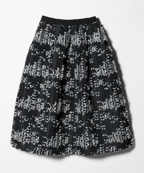 DOMELLE/＜DOMELLE＞クラフト ジャガード スカート/ミモレ / ロング