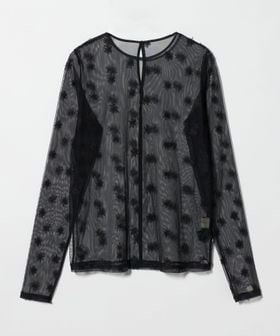 UNITED ARROWS/チュールフラワー カットソー ‐ウォッシャブル‐/Tシャツ / カットソー