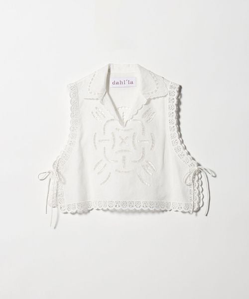 dahl'ia/＜dahl’ia＞カットワーク ベスト/ベスト