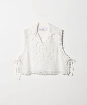 dahl'ia/＜dahl’ia＞カットワーク ベスト/ベスト